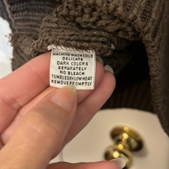 Vintage Chaps Ralph Lauren Colorblock Tweed Striped Crewneck Oversized Sweater - Picture 4 of 6